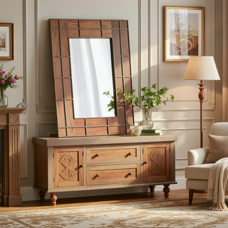 Sunvega Mirror with Dimmable LED Lights and Touch Control