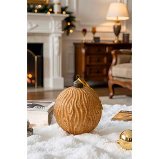Sunvega Glass Glitter Painted Christmas Ball Ornaments Set of 12 for Holiday Decor
