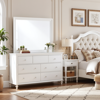 Sunvega Dark Brown Tufted Polyurethane Upholstered King Size Bed Frame
