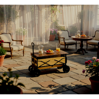 Sunvega Reversible Outdoor Rug with Protective Coating and Strap Stakes for Patio