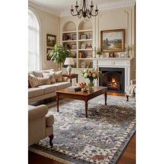 Sunvega Modern Abstract Stain Resistant Throw Rug for Residential Indoor Use