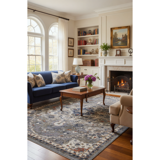 Sunvega Modern Abstract Stain Resistant Throw Rug for Residential Indoor Use