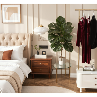 Sunvega Full Length Freestanding or Wall Mounted Dress Mirror with Solid Construction