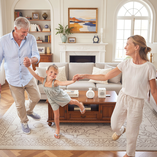 Sunvega 8x10 Machine Washable Non-Skid Low-Pile Rug for Living Room Bedroom