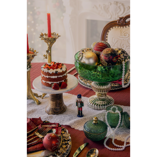 Sunvega Glass Glitter Painted Christmas Ball Ornaments Set of 12 for Holiday Decor