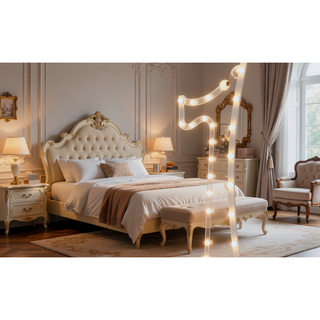 Sunvega Hollywood Full Length Floor Mirror with 3 Color Modes for Dressing Room