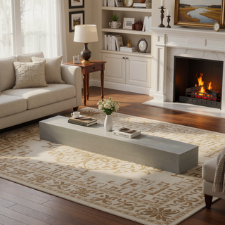 Sunvega Fir Wood Wall Mounted Fireplace Mantel Shelf with Flat Surface for Home Decor
