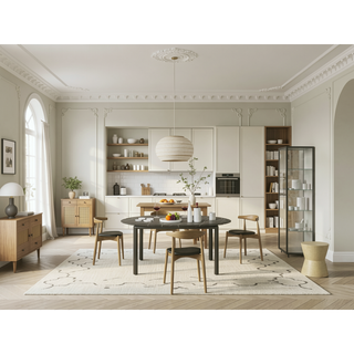 Sunvega Gold Yellow Beige Natural Marble 10-Piece Luxury Dining Room Accessories Set