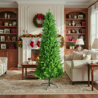 Sunvega 9FT Pre-Lit Artificial Christmas Tree with 500 LED Lights and 2580 Branch Tips