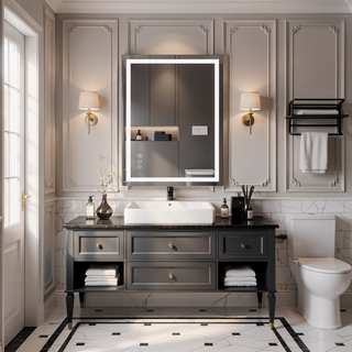 Sunvega 32x24 Inch IP54 Waterproof Anti-Fog LED Bathroom Vanity Mirror