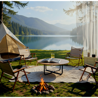 Sunvega Reversible Outdoor Rug with Protective Coating and Strap Stakes for Patio