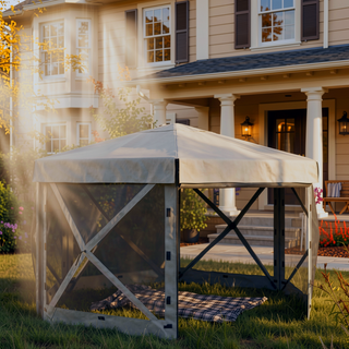 Sunvega Pop Up Gazebo Canopy Tent with Sidewalls and Waterproof Cover for Outdoor