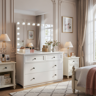 Sunvega Extra Large Hollywood Vanity Mirror with 18 Dimmable Bulbs Touch Screen