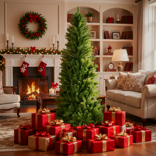 Sunvega 9FT Pre-Lit Artificial Christmas Tree with 500 LED Lights and 2580 Branch Tips