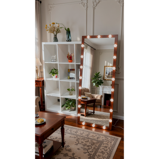 Sunvega Hollywood Full Length Floor Mirror with 3 Color Modes for Dressing Room
