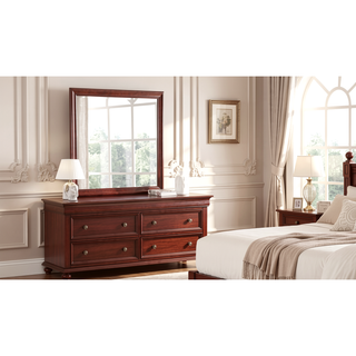 Sunvega Dark Brown Tufted Polyurethane Upholstered King Size Bed Frame