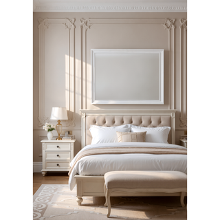 Sunvega Chic Nightstand with Textured Surface and Jewelry Drawer for Bedroom