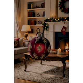 Sunvega Glass Glitter Painted Christmas Ball Ornaments Set of 12 for Holiday Decor