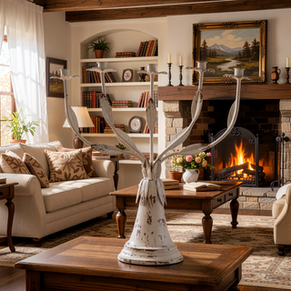 Sunvega Vintage Metal Candle Holders with Classic Design for Elegant Home and Wedding Decor