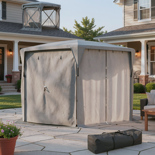 Sunvega Pop Up Gazebo Screen Tent with Adjustable Mesh Sidewalls and Removable Roof Cover