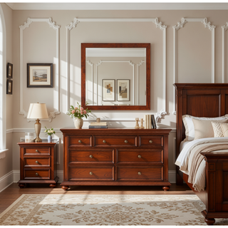 Sunvega Dark Brown Tufted Polyurethane Upholstered King Size Bed Frame