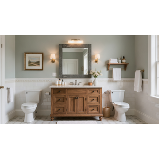 Sunvega Lacquer Frame Mirror with Integrated LED Lighting for Modern Decor