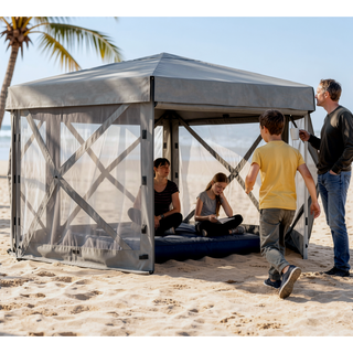 Sunvega Pop Up Gazebo Canopy Tent with Sidewalls and Waterproof Cover for Outdoor