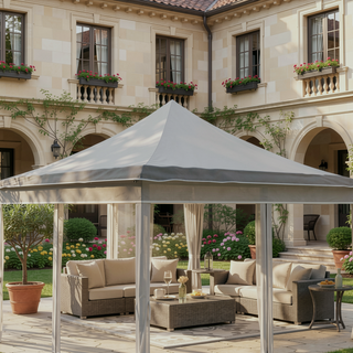 Sunvega Pop Up Gazebo with Adjustable Height Mesh Netting and Carry Bag