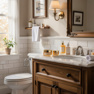 Sunvega Wall Mounted Medicine Cabinet with Mirror and Adjustable Storage Shelves