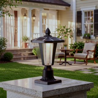 Sunvega Solar Powered Outdoor LED Lantern for Garden Pathways Yards and Driveways