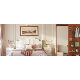 Sunvega Wall Mounted Full Length Mirror with Shelf and Hook Multifunctional Design Panel