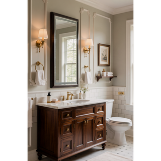 Sunvega Smart Touch Button Controlled Multi-Functional Bathroom Vanity LED Mirror
