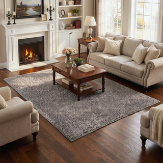 Sunvega Super Soft Plush Polyester Shag Area Rug for High-Traffic Areas