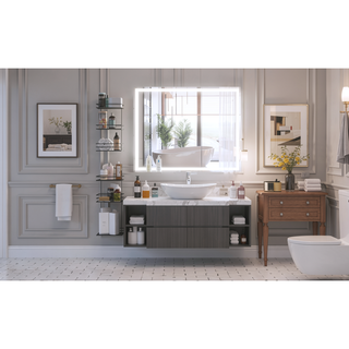 Sunvega 30x36 Inch LED Bathroom Vanity Mirror with Anti-Fog Touch Switch and Memory