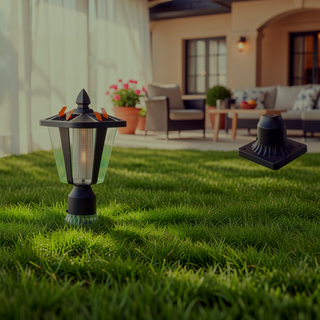 Sunvega Solar Powered Outdoor LED Lantern for Garden Pathways Yards and Driveways
