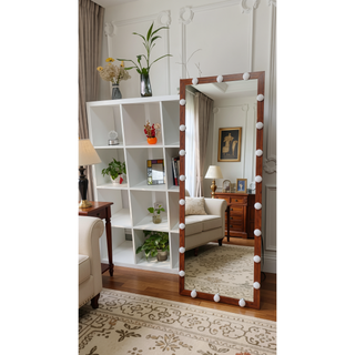 Sunvega Hollywood Full Length Floor Mirror with 3 Color Modes for Dressing Room
