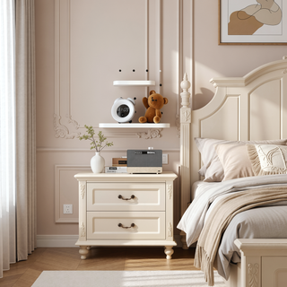 Sunvega Wall Mounted Full Length Mirror with Shelf and Hook Multifunctional Design Panel