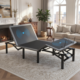 Sunvega Adjustable Bed Frame with Massage Head & Foot Incline Twin XL Size Wireless Remote