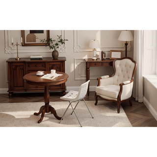 Sunvega Twin Size Murphy Cabinet Bed with Adjustable Desk and Foldable Cushion