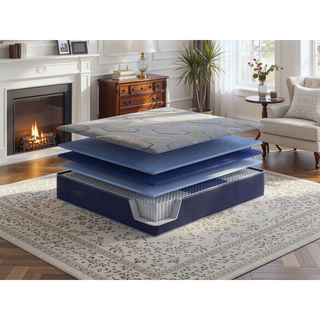 Sunvega TempaGel Gen II Memory Foam Mattress with Dual Cooling Technology and Individually Wrapped Coils