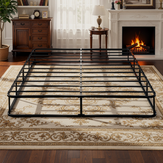 Sunvega High Profile 8.5 Inch California King Mattress Foundation with Textured Fabric