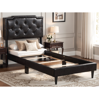 Sunvega Twin Bed Frame in Crisp White for Compact Living Areas