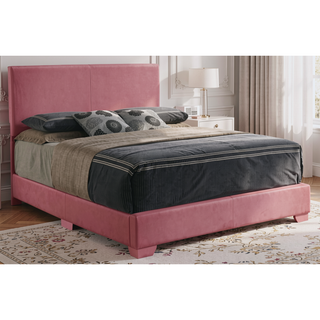 Sunvega Sleek Black Full Bed Frame with Chic Finish for Casual Elegance