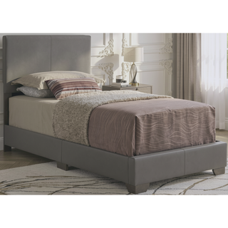 Sunvega Sleek Black Full Bed Frame with Chic Finish for Casual Elegance