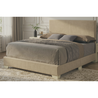 Sunvega Sleek Black Full Bed Frame with Chic Finish for Casual Elegance