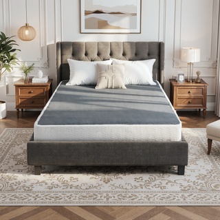 Sunvega High Profile 8.5 Inch California King Mattress Foundation with Textured Fabric