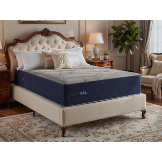 Sunvega TempaGel Gen II Memory Foam Mattress with Dual Cooling Technology and Individually Wrapped Coils