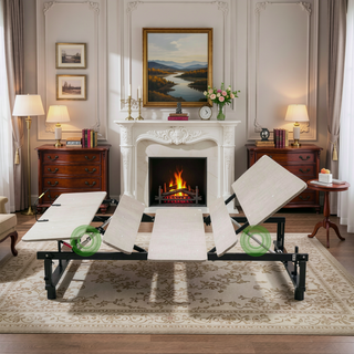 Sunvega Electric Ergonomic Adjustable Bed Base with Wireless Remote Control and Quiet Motor