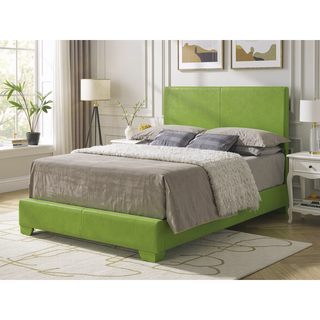 Sunvega Sleek Black Full Bed Frame with Chic Finish for Casual Elegance