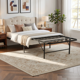 Sunvega Sturdy Metal Platform Bed Frame with Ample Under-Bed Storage